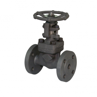 Válvula cortina acero carbón flanchada